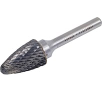 Борфреза гиперболическая со сферическим торцом (тип F; 16х25 мм; хвостовик 6 мм) KORNOR 362162506