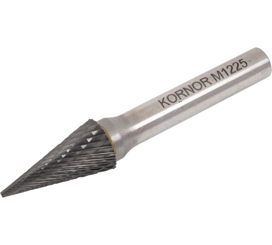 Борфреза коническая (тип M; 12х25 мм; хвостовик 8 мм) KORNOR 432122508 1