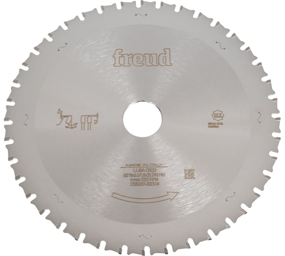 Диск пильный по железу LU6A (216х30 мм; 40 зуб; 2.0/1.6 мм) FREUD PRO LU6A0500 1