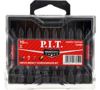 Бита ударная магнитная P.I.T. DRUA PH2x50 мм IMPACT торсионная зона 10 шт кейс ASDR01-50PH2A