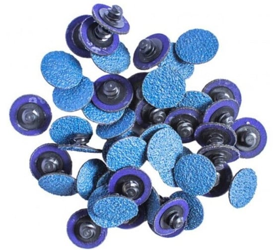 Круг абразивный Rockforce шлифовальный 50мм (№120,синий)(к-т 50шт) RF-BD2120Z(49233) 1