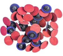 Круг абразивный Rockforce шлифовальный 25мм (№100,красный)(к-т 50шт) RF-BD1100C(49200)