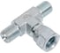 Тройник для окрасочного аппарата 1/4" NPSM AktiSpray 40141414 2