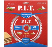 Диск пильный по дереву ADVANCE P.I.T. 250x30x2.2 мм 48T Carbide зуб ATB 15 ACTW14-250T48