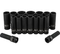 Головки ударные SIGMATOOL набор 16 предметов 1/2 (10-19, 21, 22, 24, 27, 30, 32мм, 6гр.) Sigmatool-4167-5MPB(62992)