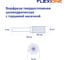 Бор-фреза Flexione цилиндрическая сторц.насечкой DB 0820/6 Expert 30001477 2