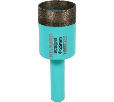 Коронка алмазная 25 мм Scalpel Hilberg HMS025