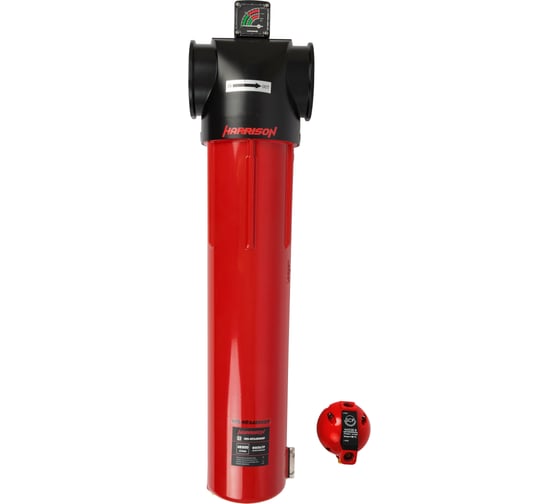 Фильтр магистральный Harrison с дифференциальным манометром; Производительность: 48000 л/мин; Максимальное давление: 12 бар; Фильтрация твердых частиц: 0,01 мкм; HRS-MFD48000IF 1