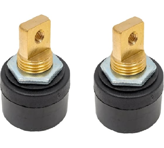 Панельная розетка энаргит 50-70 мм (2 шт) с боковым подключением ПБ50-70-2 1