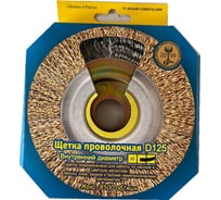Щетка дисковая (125х22 мм; нержавеющая проволока) ООО НПП «Гефест» 119