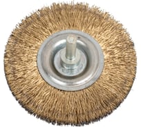 Щетка дисковая (80 мм; ось 6 мм) ООО НПП «Гефест» 102