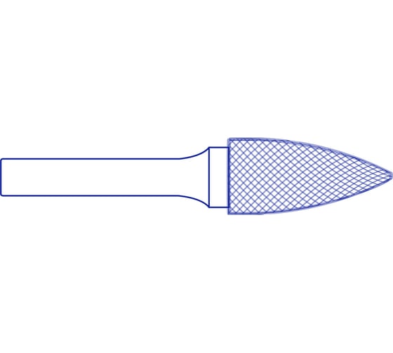 Бор-фреза Flexione DG 0820/6 сфероконическаяс заостр.концом Expert 30001507 1