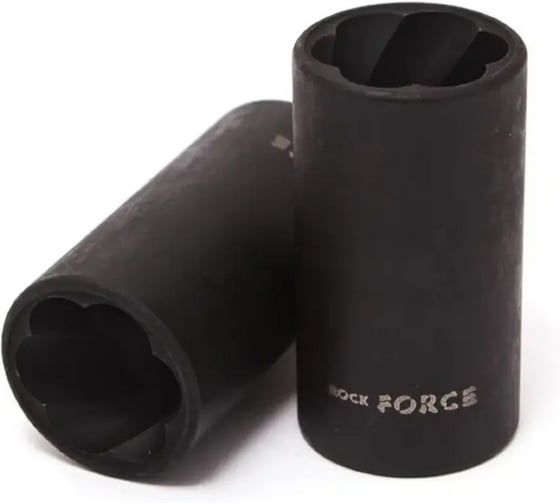 Головка-экстрактор Rockforce для поврежденных болтов/гаек 22 ммх50 мм, 1/2, на пластиковом держателе RF-90622(3041) 1