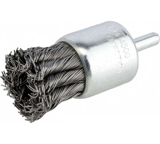 Щетка концевая ОТП для дрели, нерж 0.3 мм, 24 мм, c хвостовиком 6x22 мм 01 06 02 02 01 02 01 01 01 1