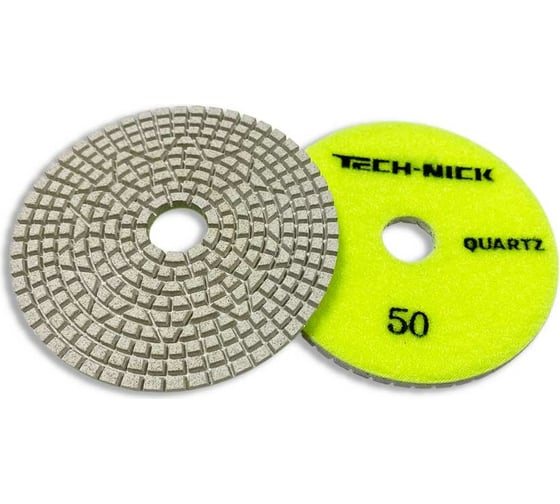 Круг алмазный гибкий шлифовальный АГШК ES 100x3 мм, №50 кварц wet TECH-NICK 111.120.8143 1