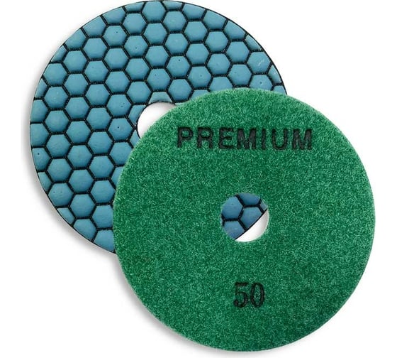 Круг алмазный гибкий шлифовальный АГШК Premium 100x1.5 мм, №50 dry TECH-NICK 041.120.8649 1