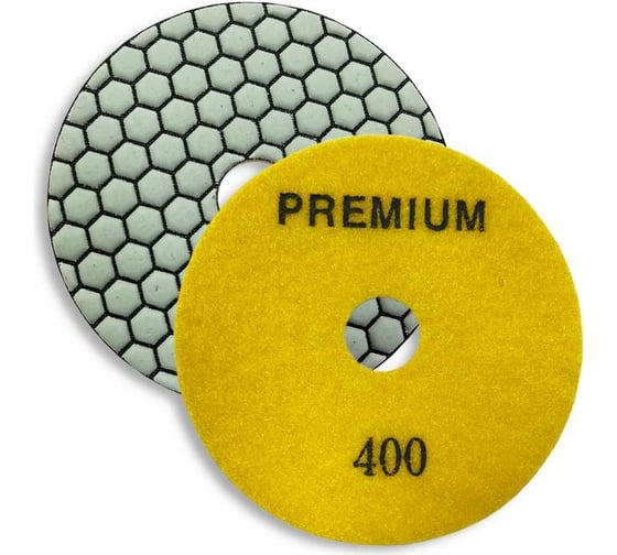 Круг алмазный гибкий шлифовальный АГШК Premium 100x1.5 мм, №400 dry TECH-NICK 041.120.8652
