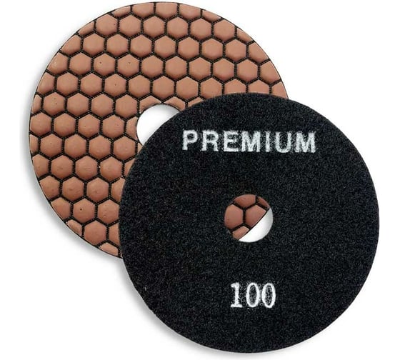 Круг алмазный гибкий шлифовальный АГШК Premium 100x1.5 мм, №100 dry TECH-NICK 041.120.8650 1