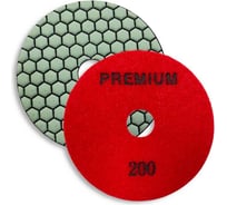 Круг алмазный гибкий шлифовальный АГШК Premium 100x1.5 мм, №200 dry TECH-NICK 041.120.8651