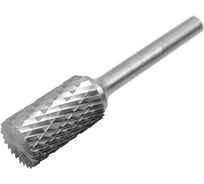 Бор-фреза SDW TOOLS B252508, хв-8мм, цилиндрическая с торц.зубьями, двойная насечка ВК8 cu00410