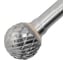 Бор-фреза SDW TOOLS D251808, хв-8мм, сферическая, двойная насечка ВК8 cu00422 3