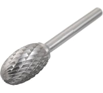 Бор-фреза SDW TOOLS E162508, хв-8мм, овальная, двойная насечка ВК8 cu00426