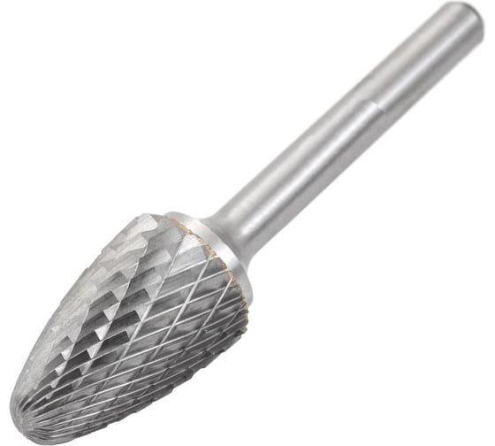 Бор-фреза SDW TOOLS F252508, хв-8мм, сфероконическая, двойная насечка ВК8 cu00434 1