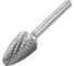Бор-фреза SDW TOOLS F162508, хв-8мм, сфероконическая, двойная насечка ВК8 cu00432 1