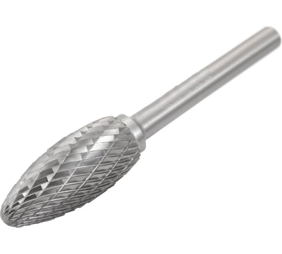 Бор-фреза SDW TOOLS H163608, хв-8мм, пламевидная, двойная насечка ВК8 cu00438 1