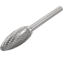 Бор-фреза SDW TOOLS H123208, хв-8мм, пламевидная, двойная насечка ВК8 cu00436