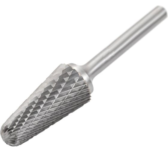 Бор-фреза SDW TOOLS L253806, коническая с закругленным концом, двойная насечка ВК8 cu00398 1