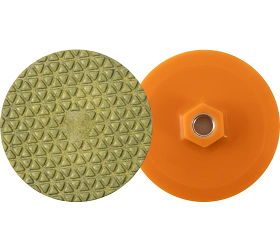 Круг алмазный гибкий шлифовальный DLT №22, O100мм, зернистость 100, для сухой и мокрой шлифовки, арт. 2933 1