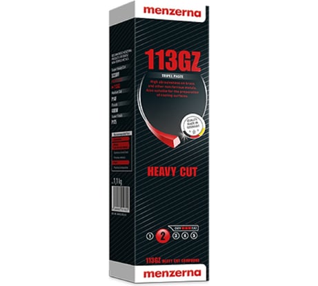 Паста полировальная твердая Menzerna 113 NG Tripel Paste Prepolish 1,1кг, / 06011.056.001