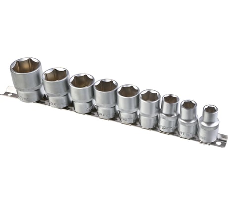 Набор головок Hanskonner CrV 9 шт 10-27 мм, посад 1/2 HK1045-18-1/2