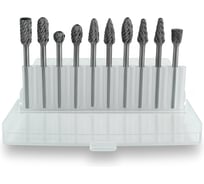 Набор твердосплавных борфрез MetalMaster (10 шт) 23675
