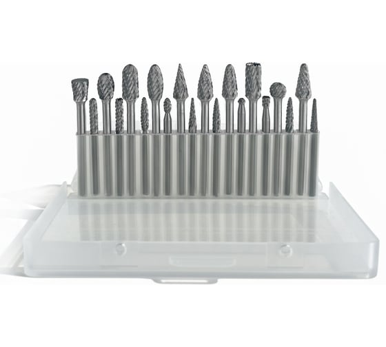 Набор твердосплавных борфрез Metal Master (20 шт) 23676 1