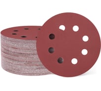 Круг шлифовальный с отверстиями на ворсовой подложке STRONER 125 мм P1200 50 шт/уп velcro125p1200-50