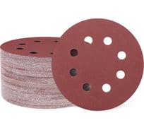 Круг шлифовальный с отверстиями на ворсовой подложке STRONER 125 мм P800 50 шт/уп velcro125p800-50