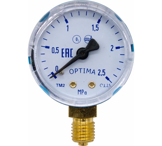 Манометр кислородный 2.5 МПа Optima N5401