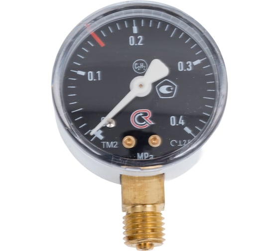 Манометр ацетиленовый 0.4 мПа Оберон N5403 1