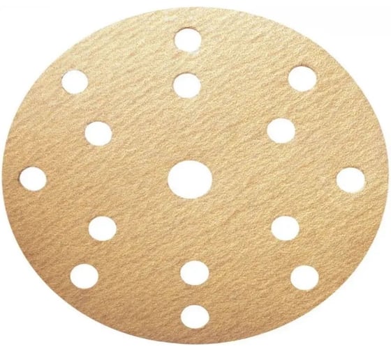 Шлифовальные круги на липучке Vitatools 150 мм, Р180, 15 отверстий, 5 штук G-150-P180-15 1
