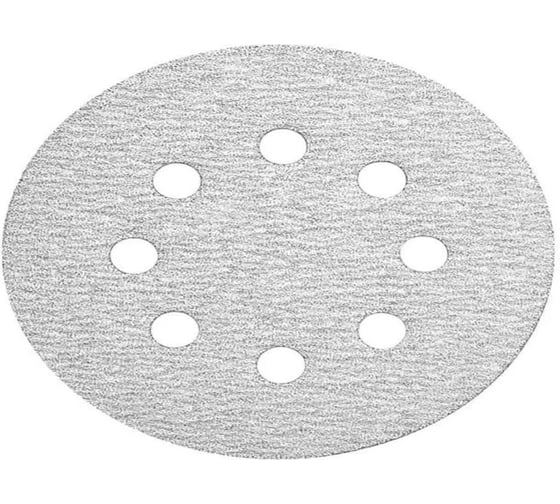 Шлифовальный круг Vitatools 180мм, P150, 8 отверстий, серый, 1 штука WT-180-P150-8 1