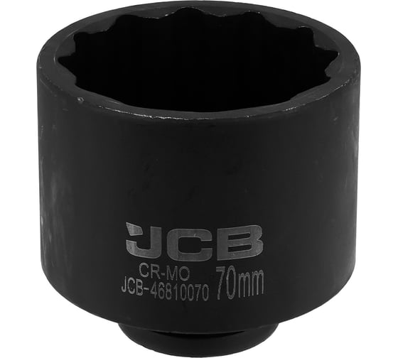 Головка ударная глубокая JBC 3/4, 70мм (12 граней) JCB-46810070(65796) 1
