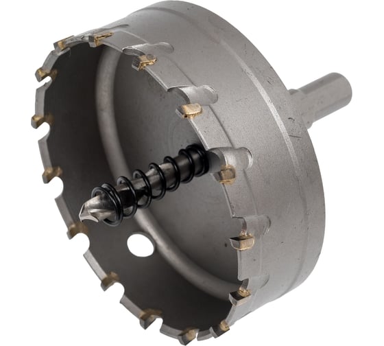 Коронка по металлу 80 мм с пластинами ВК8 WOLFSTAR cw00053