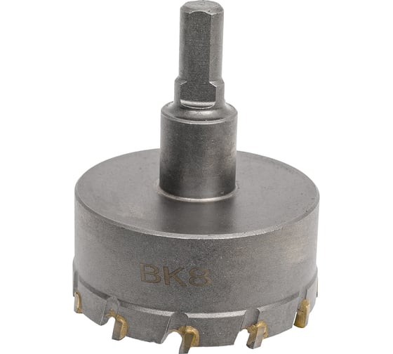 Коронка по металлу 60 мм с пластинами ВК8 WOLFSTAR cw00045