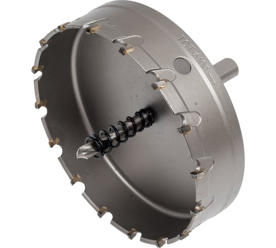 Коронка по металлу 100 мм с пластинами ВК8 WOLFSTAR cw00056