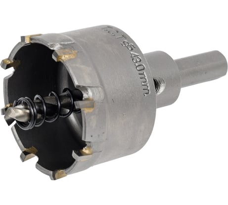 Коронка по металлу 43 мм с пластинами ВК8 WOLFSTAR cw00030