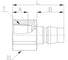 Куплунг внутренняя резьба - папа CDC Pneumatics PF 600 2