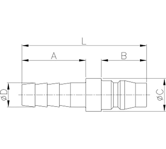 Куплунг под ерш папа CDC Pneumatics PH 800