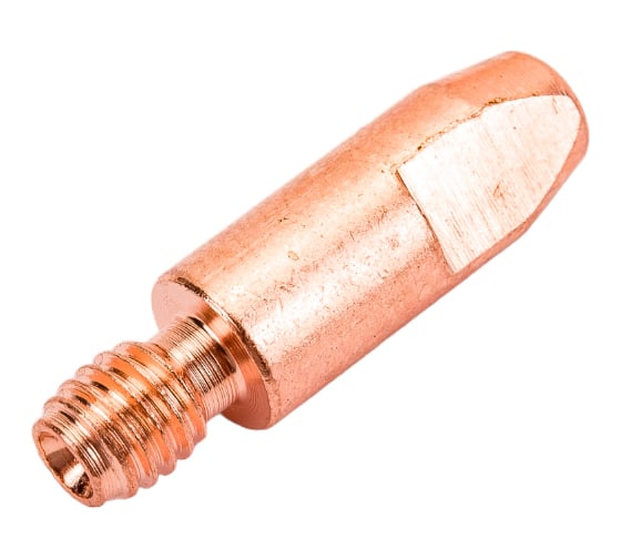 Наконечник сварочный (М6х28х0.8 мм; Cu-E; 5 шт) PLAZWELD Р-М62808
